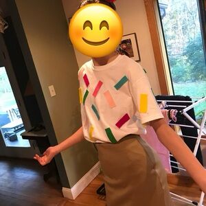 Halloween Costume handmade ice cream with sprinkles top. Top ONLY for sale.